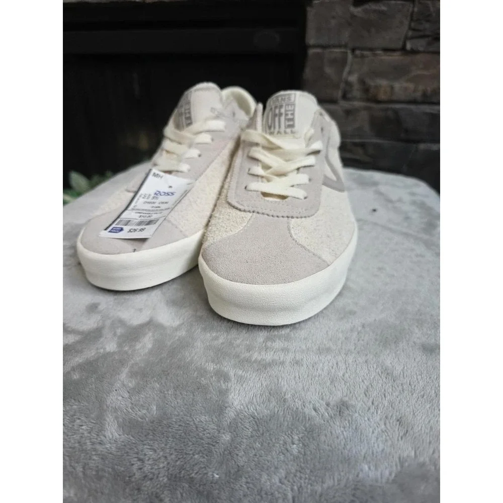 NWOB VANS Sports Low VN000D6N24O SPORT Creme Men 9.5 womens 11 Shoes